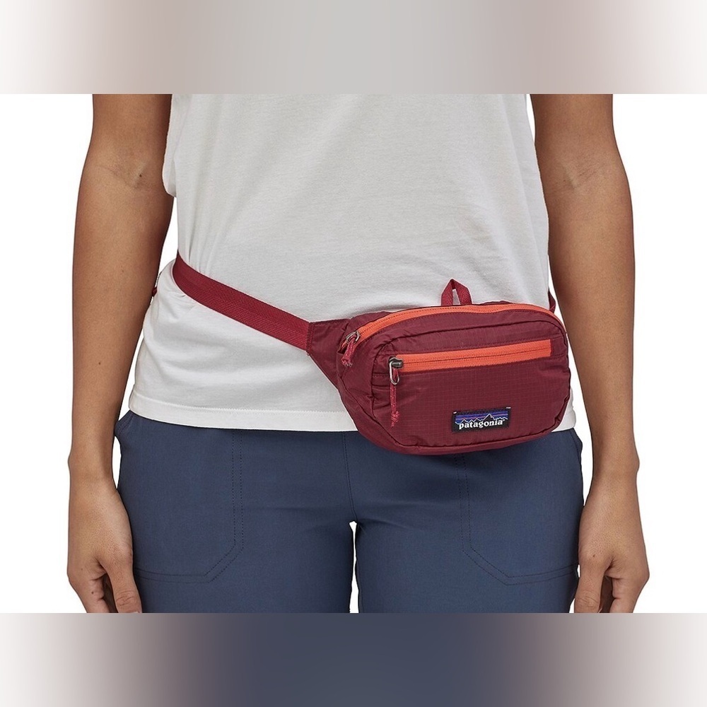 Patagonia Maroon Ultralight Black Hole Mini Hip Pack - Picture 2 of 12
